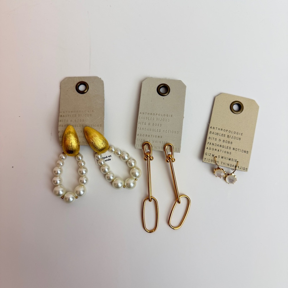 *New* Lot of Anthropologie Earrings